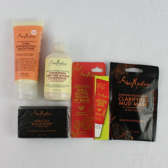 Shea Moisture Other - 💚Shea Moisture Products Set Lip Body Face Hair Care